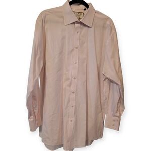 Thomas Pink The Bulldog Pink And White Check Button Down Dress Shirt